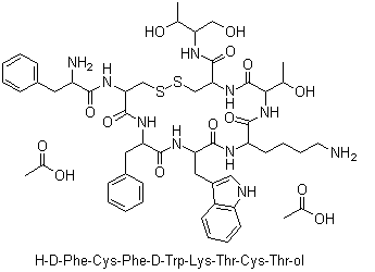 醋酸奥曲肽，Octreotide Acetate，83150-76-9
